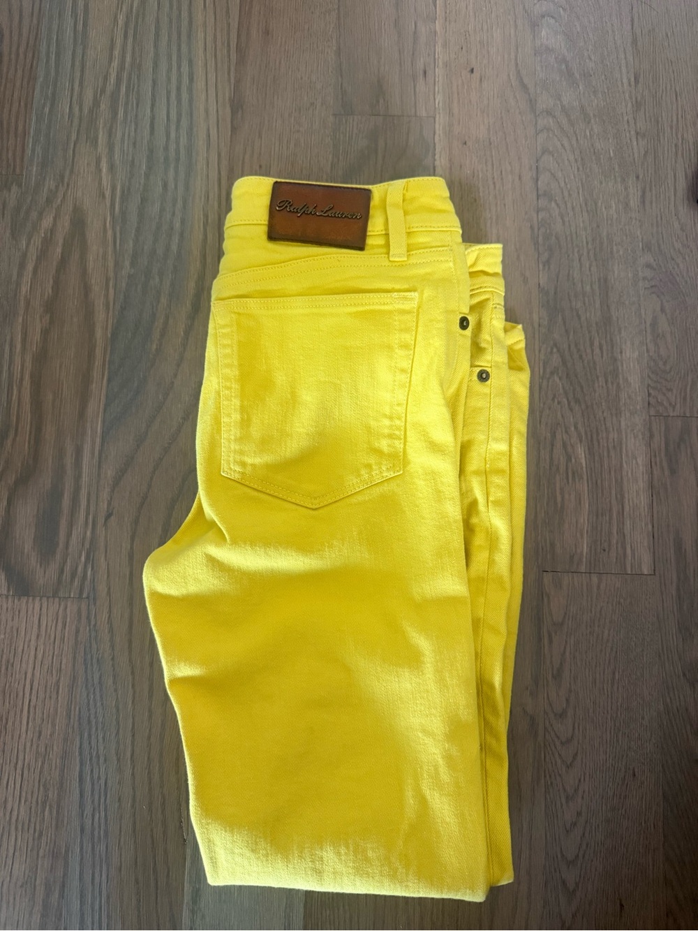 Ralph Lauren Yellow Denim Pants